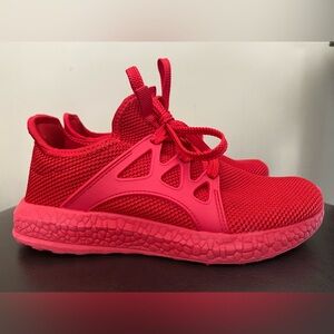 Red Athletic Sneakers Kids Size EU 35 (US 3)